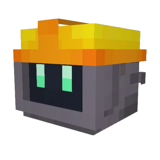 moskill Minecraft avatar head, 3D render