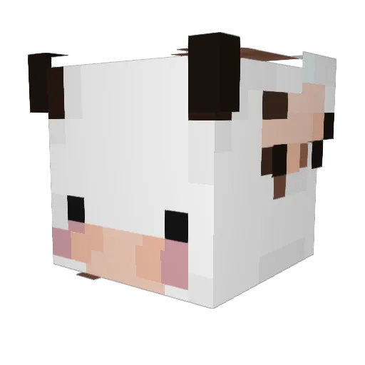 mossballz Minecraft avatar head, 3D render