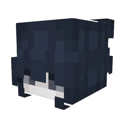 mosshroomi Minecraft avatar head, 3D render