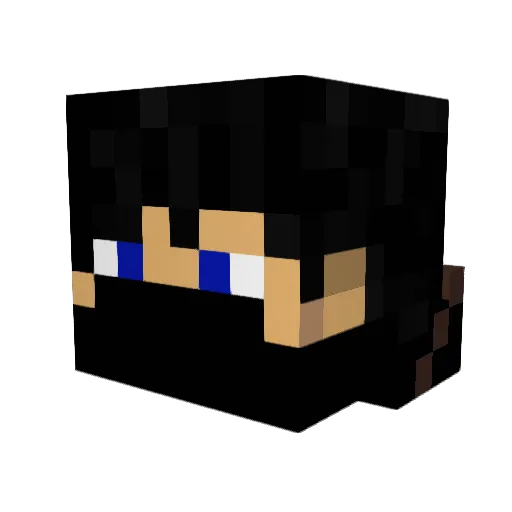 mossjac000 Minecraft avatar head, 3D render