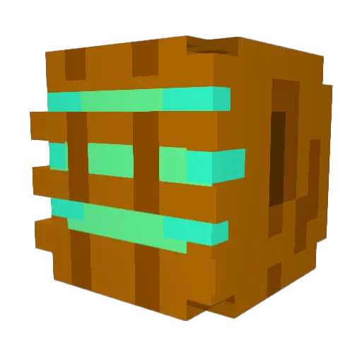 mosskoke Minecraft avatar head, 3D render