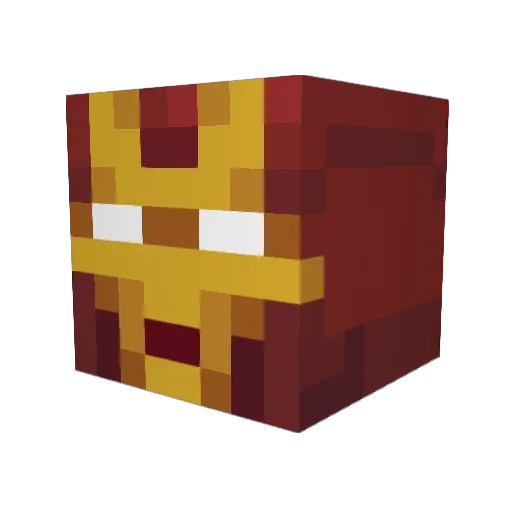 mosspike Minecraft avatar head, 3D render