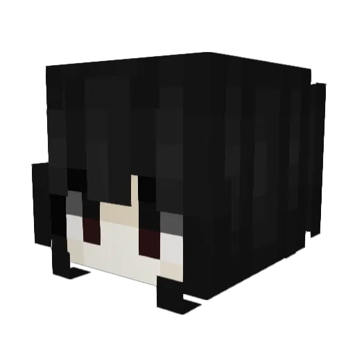 mossrov Minecraft avatar head, 3D render