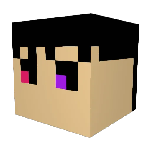 mossy_diamond Minecraft avatar head, 3D render