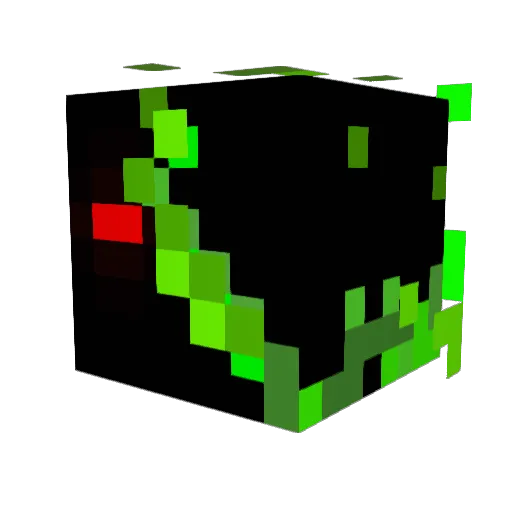 mossyok Minecraft avatar head, 3D render