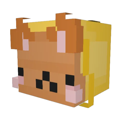 mossyunderworld Minecraft avatar head, 3D render