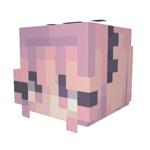 mostyy_cloudyy Minecraft avatar head, 3D render