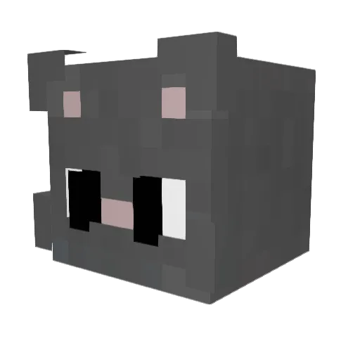 mot700q Minecraft avatar head, 3D render