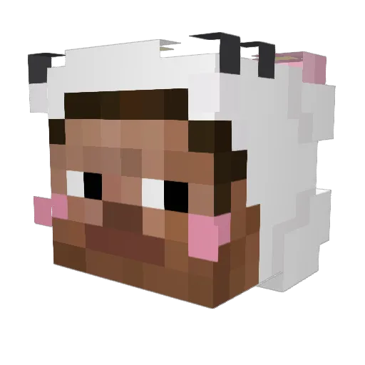 mota_matador Minecraft avatar head, 3D render