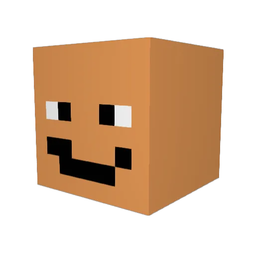 mote4ka23 Minecraft avatar head, 3D render