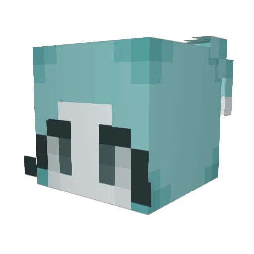 mothamare Minecraft avatar head, 3D render