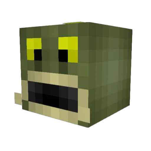 mothdawg Minecraft avatar head, 3D render