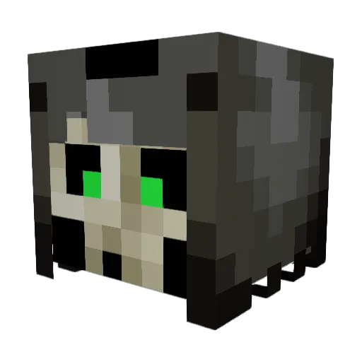 mothes31 Minecraft avatar head, 3D render
