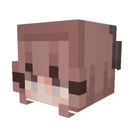 mothman4everr Minecraft avatar head, 3D render