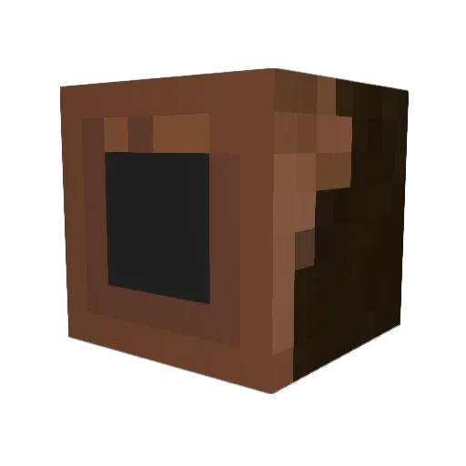 mothmolly Minecraft avatar head, 3D render