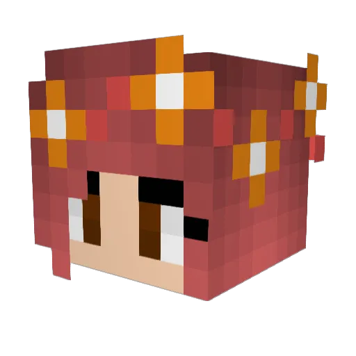 mothra96 Minecraft avatar head, 3D render