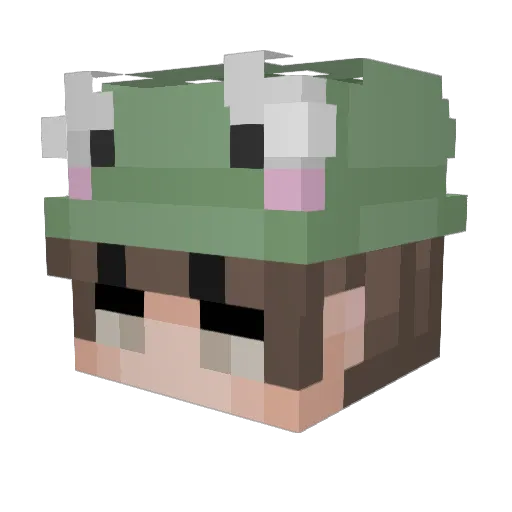 mothy05 Minecraft avatar head, 3D render