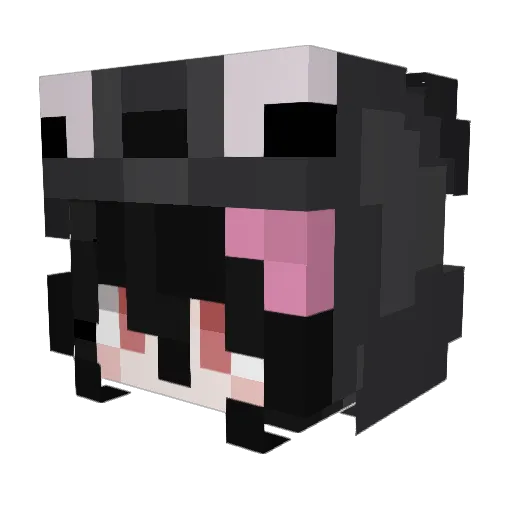 moti00 Minecraft avatar head, 3D render