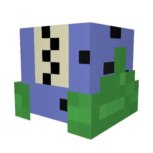motodoge Minecraft avatar head, 3D render
