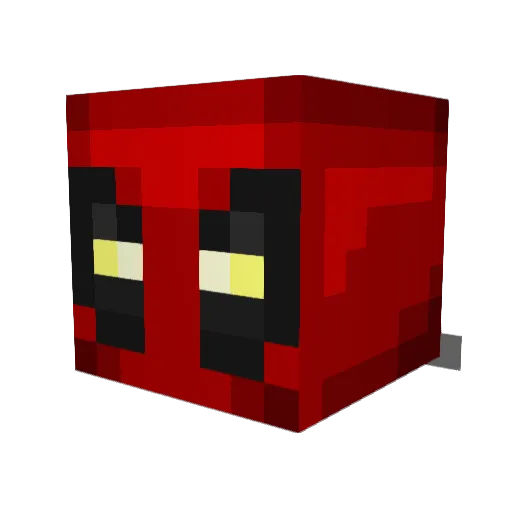motokomt3 Minecraft avatar head, 3D render