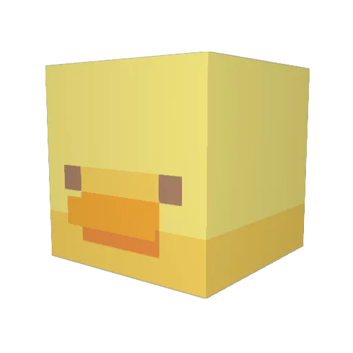 mototetas Minecraft avatar head, 3D render