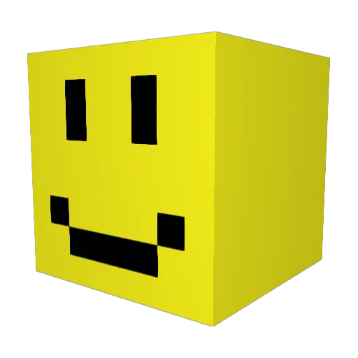 motrellin Minecraft avatar head, 3D render