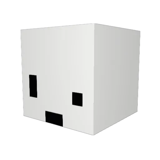 motsu333 Minecraft avatar head, 3D render