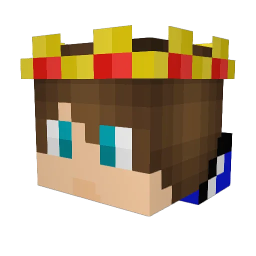 motterx Minecraft avatar head, 3D render