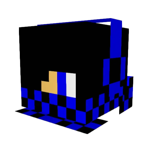 motty22401 Minecraft avatar head, 3D render