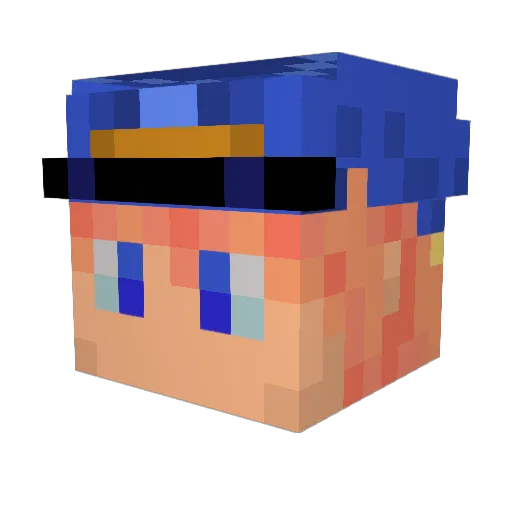 motya1211 Minecraft avatar head, 3D render