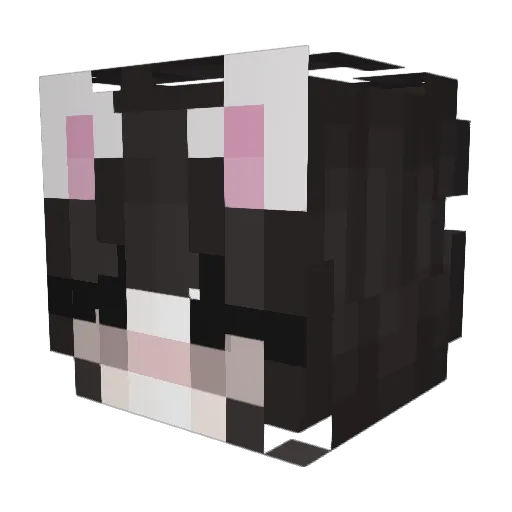 motziartzi Minecraft avatar head, 3D render