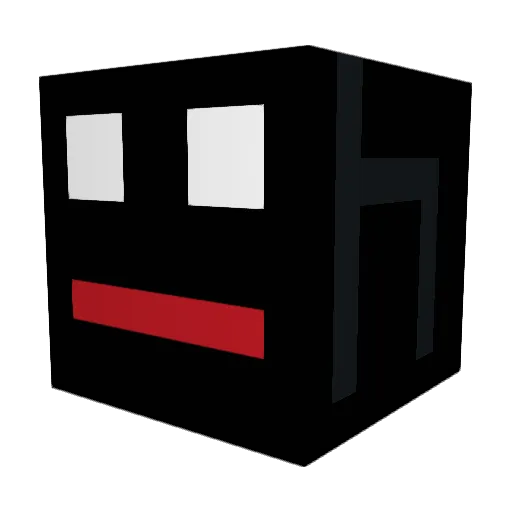 mouat Minecraft avatar head, 3D render