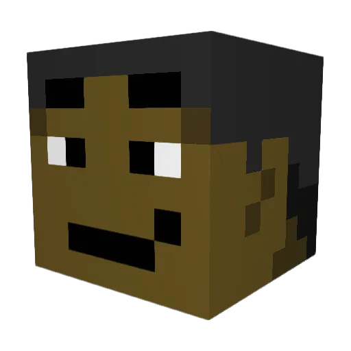 mouldy_egg_420 Minecraft avatar head, 3D render