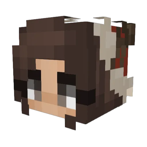 moulours Minecraft avatar head, 3D render