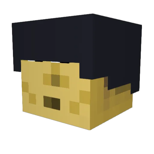 mountrix Minecraft avatar head, 3D render