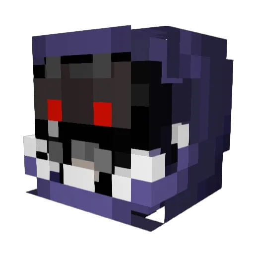 mouse037 Minecraft avatar head, 3D render
