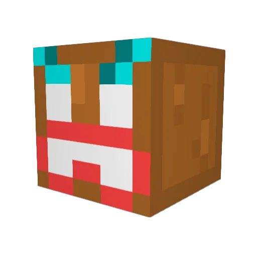 mouse_is_da_best Minecraft avatar head, 3D render