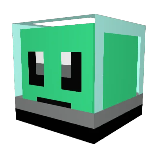 mousedouglass Minecraft avatar head, 3D render