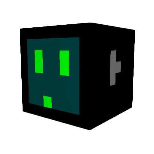 mouseknight Minecraft avatar head, 3D render