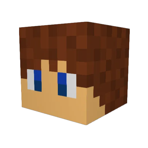 mouseman205 Minecraft avatar head, 3D render