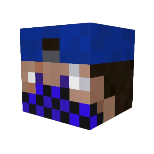 mouseman650 Minecraft avatar head, 3D render