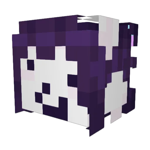 mousetr4p Minecraft avatar head, 3D render