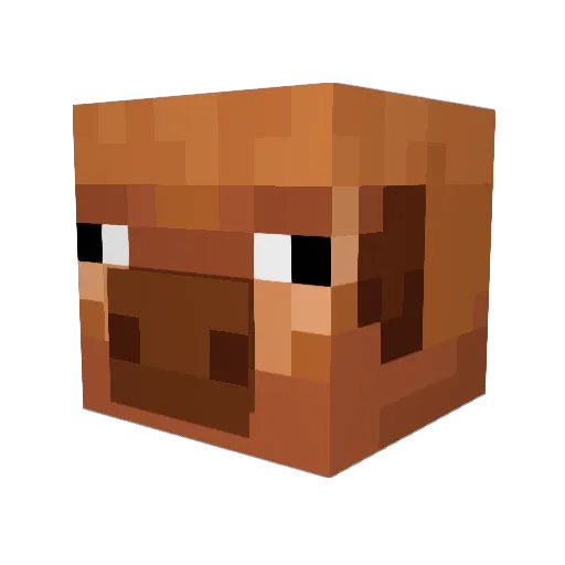 moushi__ Minecraft avatar head, 3D render