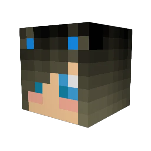 mousie8 Minecraft avatar head, 3D render
