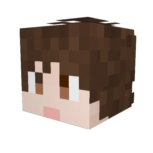 mout2402 Minecraft avatar head, 3D render