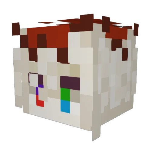 moutaindew65 Minecraft avatar head, 3D render