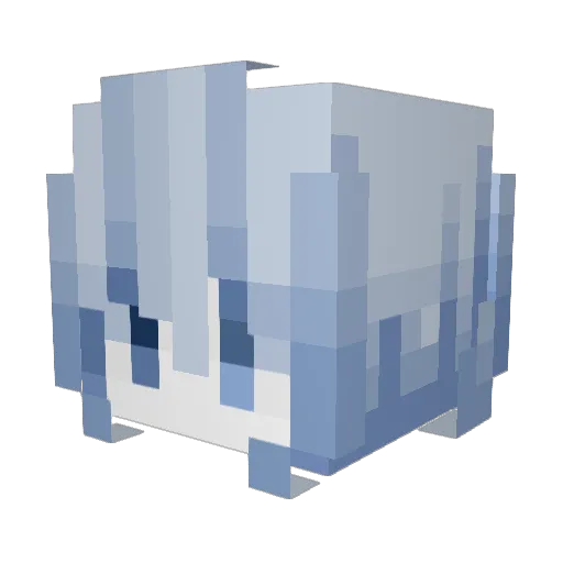 movemeant Minecraft avatar head, 3D render