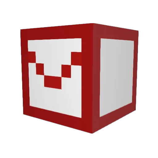 movity_noshader Minecraft avatar head, 3D render