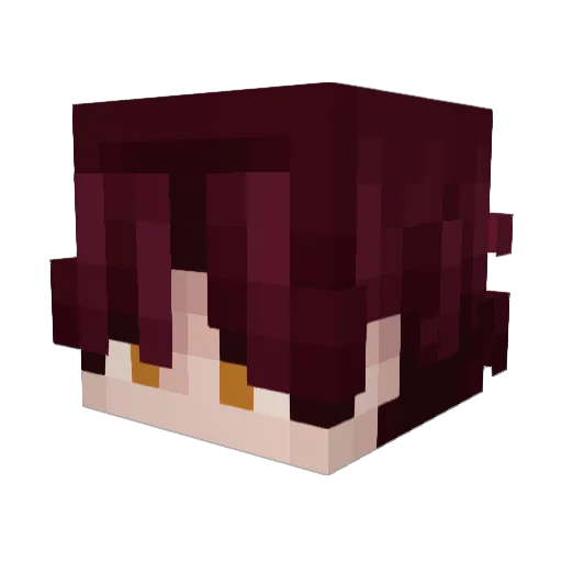 mowimowi Minecraft avatar head, 3D render
