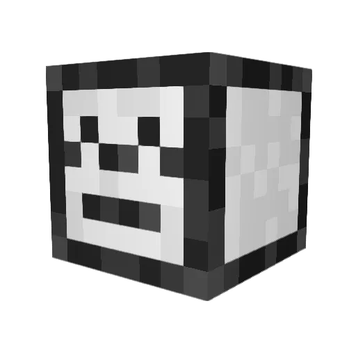 mowlthrow Minecraft avatar head, 3D render